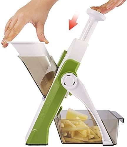 Slicer for Vegetables, Meal Prep with Thickness, Size Adjustment